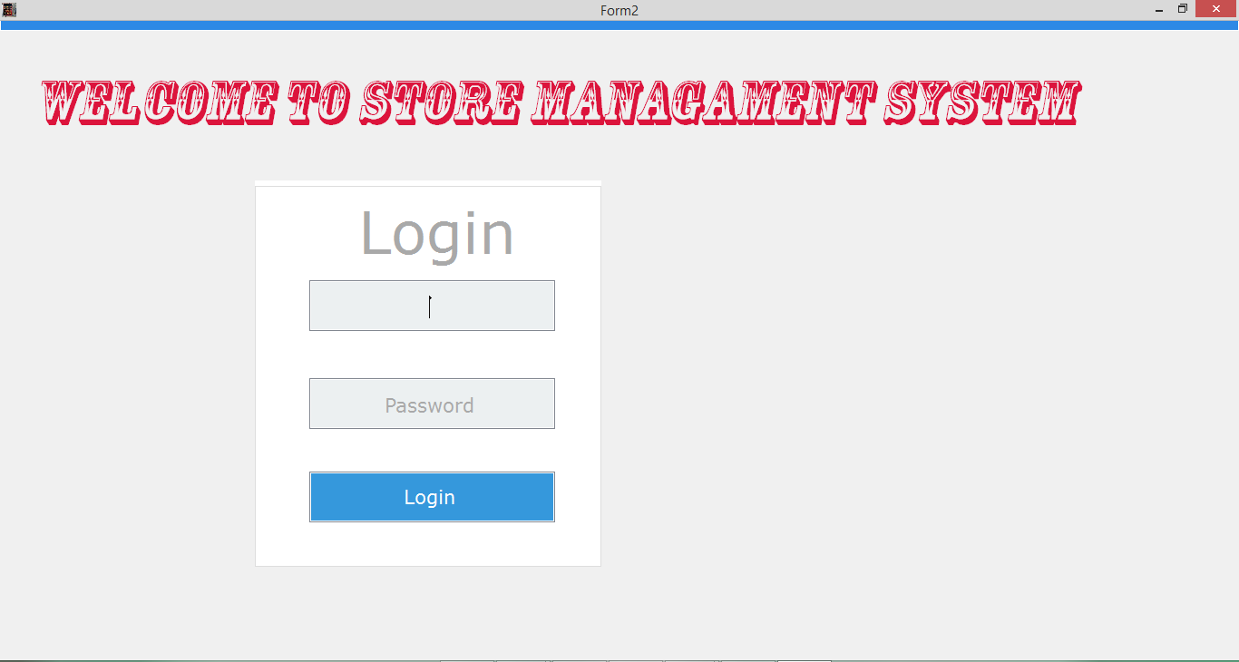 Store Management System